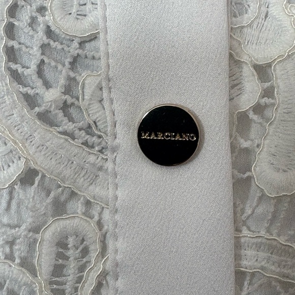 Marciano White Lace Halter Camisole - Picture 3 of 5